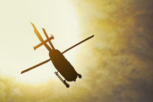 Gəlini toya aparan helikopter qəzaya uğradı - VİDEO