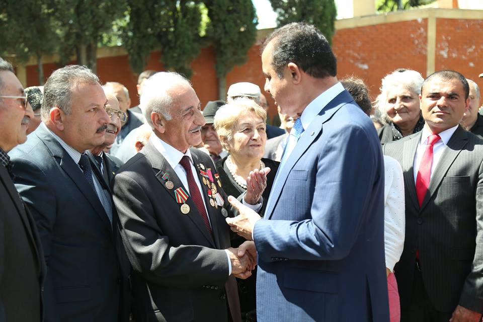 Gəncədə faşizm üzərində qələbənin 73 illiyi qeyd edildi