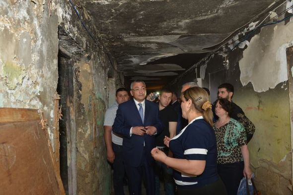 “Qaçqınkom”un sədri Bakıda köçkünlərlə görüşüb - FOTOLAR