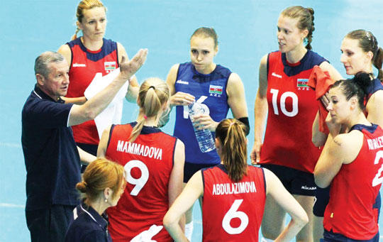 Voleybolçularımız Avropa Liqasının qızıl mərhələsində oynayacaq