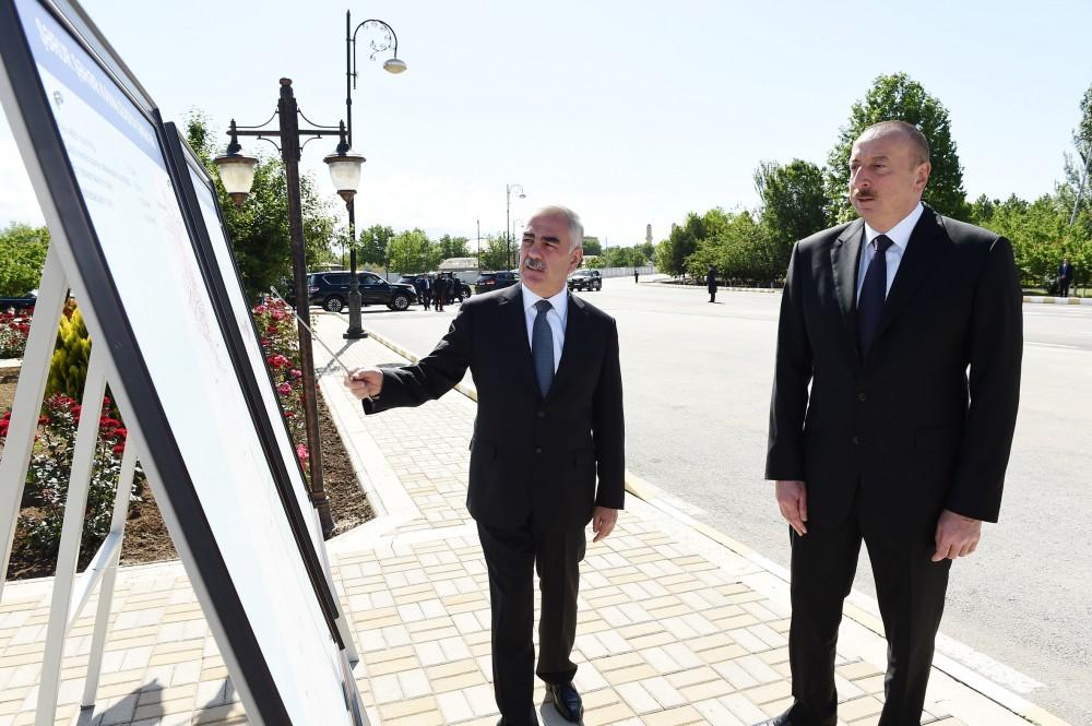 İlham Əliyev Naxçıvanda açılış etdi - YENİLƏNİB