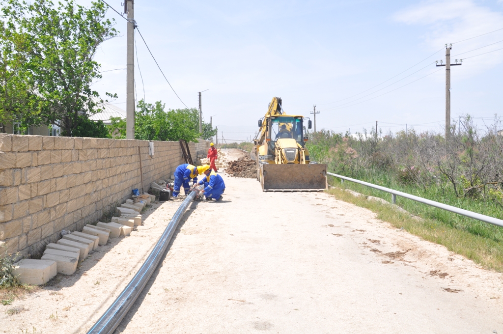Daha bir kəndə içməli su veriləcək
