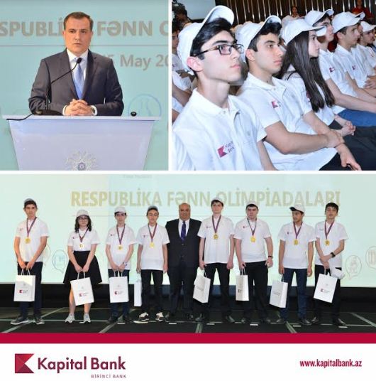 Kapital Bank-ın dəstəyi ilə keçirilən olimpiadanın qalibləri təltif edildi