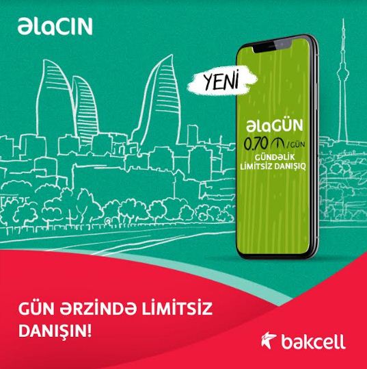 “Bakcell”in ən populyar “Əla” tarifi LİMİTSİZ oldu