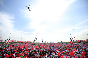 İstanbulda “Zülmə lənət, Qüdsə dəstək!” mitinqi keçirilib - YENİLƏNİB