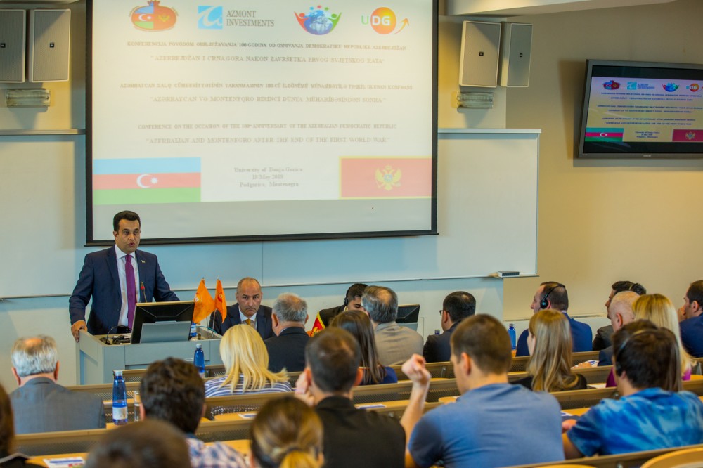 Azərbaycan Xalq Cümhuriyyətinin 100 illik yubileyi MONTENEQRODA
