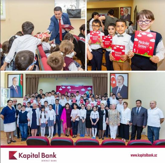 Kapital Bank-dan uşaqlara &ldquo;M&ouml;c&uuml;zələr xəzinəsi&rdquo;
