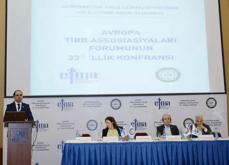Bakıda Avropa Tibb Assosiasiyaları Forumunun 33-cü illik konfransı keçirilib