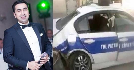 M&uuml;ğənni Elton "İnfiniti" ilə YPX maşınını əzdi:&nbsp;&ouml;z&uuml; və polis yaralandı