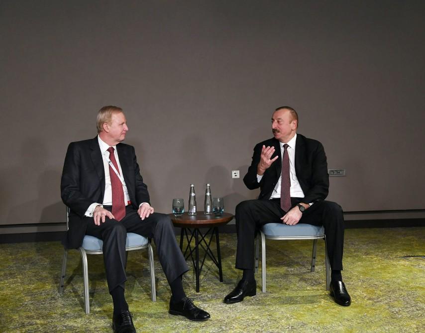 İlham Əliyev BP-nin baş icraçı direktoru ilə görüşüb