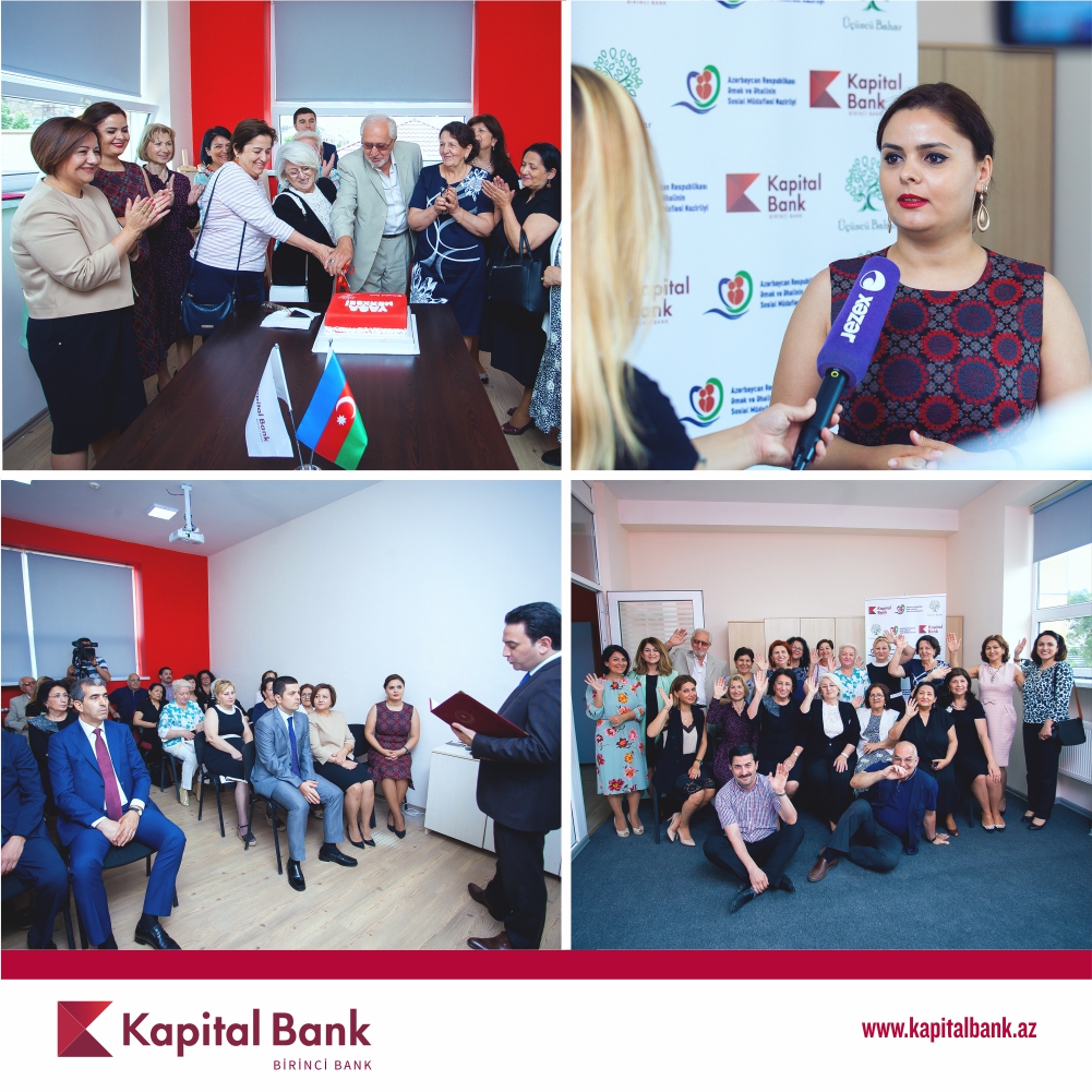 Kapital Bank-ın dəstəyi ilə &ldquo;Yaşa&rdquo; təqa&uuml;d&ccedil;&uuml;lər mərkəzi a&ccedil;ıldı