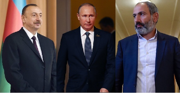 Putin  Azərbaycan prezidentini Paşinyanla   tanış etdi 
