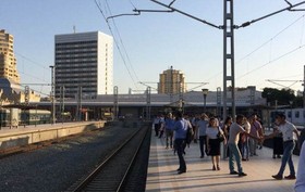 Bakı-Sumqayıt&nbsp; qatarında sərnişin sıxlığı