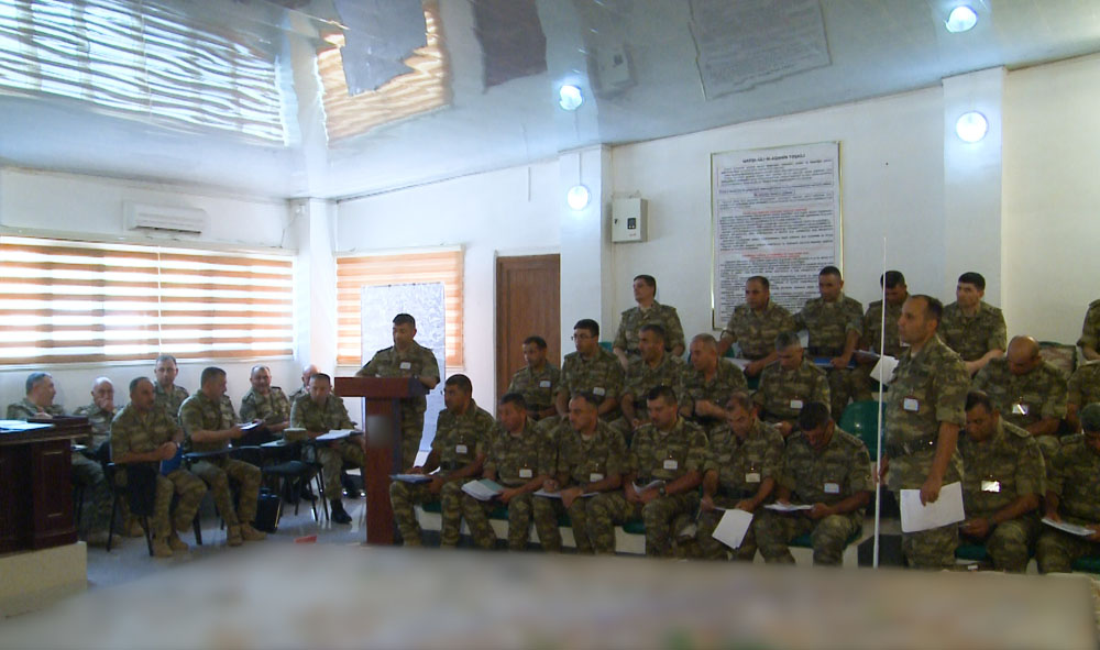 Təlimlərdə ərazinin maketi &uuml;zərində fəaliyyətlər icra olundu - VİDEO