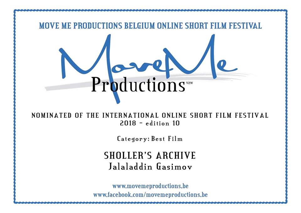 “Şollerin arxivi”  beynəlxalq festivalda “Ən yaxşı film” seçildi