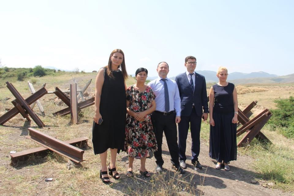 Rumıniya səfiri Ağdam kəndində oldu
