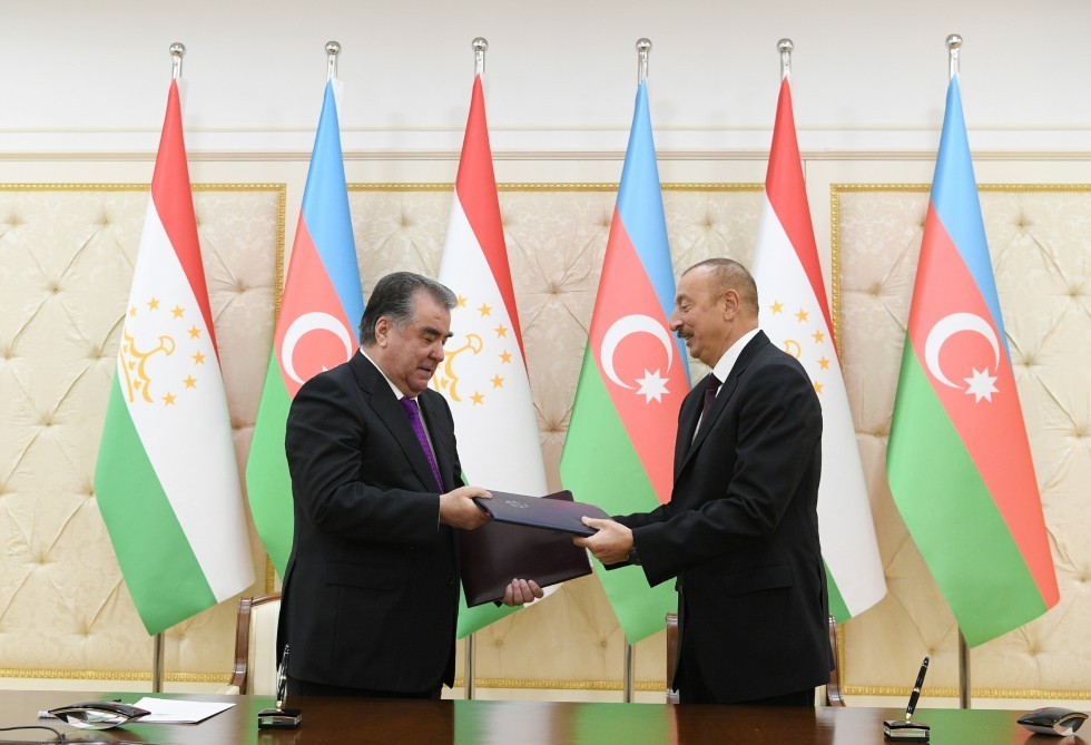 Azərbaycan-Tacikistan sənədləri imzalandı - YENİLƏNİB   