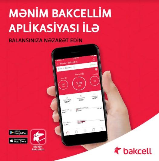 &ldquo;Mənim Bakcellim&rdquo;: mobil n&ouml;mrənizin balansını smartfondan idarə edin!