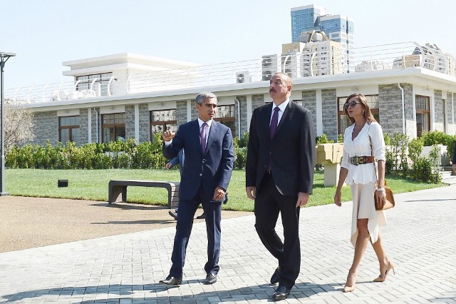 Prezident və birinci xanım yeni açılışda... YENİLƏNİB - FOTOLAR   