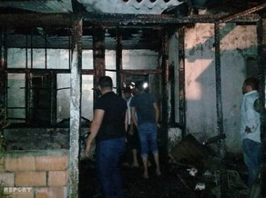Məcburi k&ouml;&ccedil;k&uuml;nlərin məskunlaşdığı bina yandı 