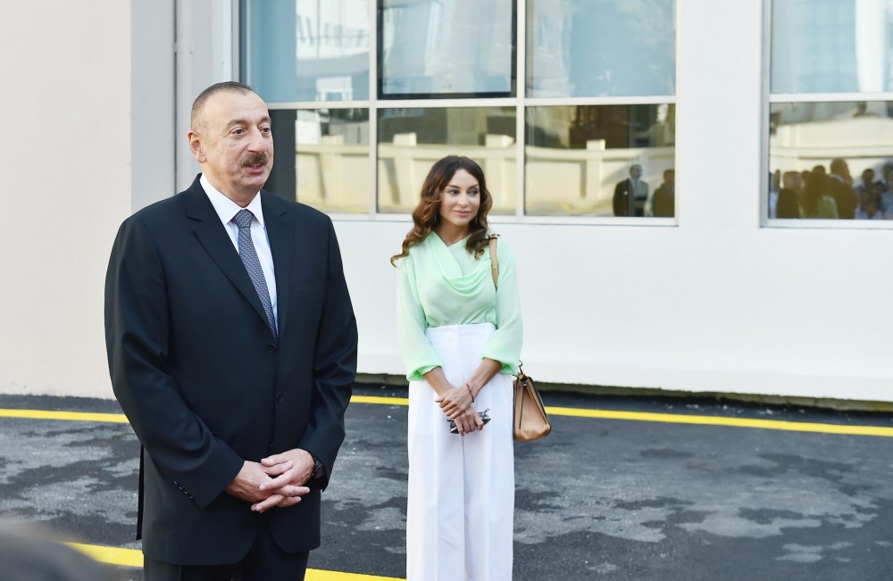 Prezident və xanımı Şamaxıda Dəmirçi Arxeologiya Muzeyinin AÇILIŞINDA