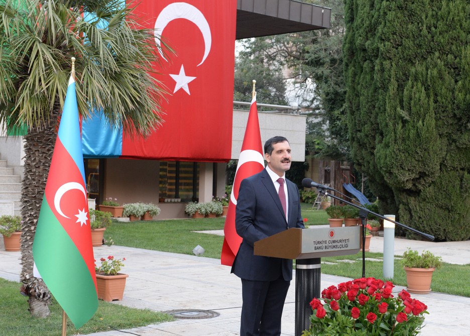 Bakıda T&uuml;rkiyənin Zəfər bayramı qeyd edildi