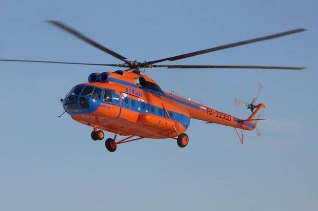 Rusiyada helikopter itib
