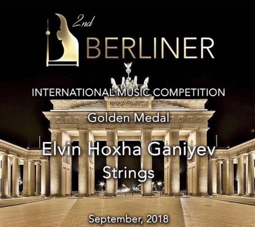 Azərbaycanlı skripka&ccedil;ı&nbsp;Berlində&nbsp;qızıl medal qazandı