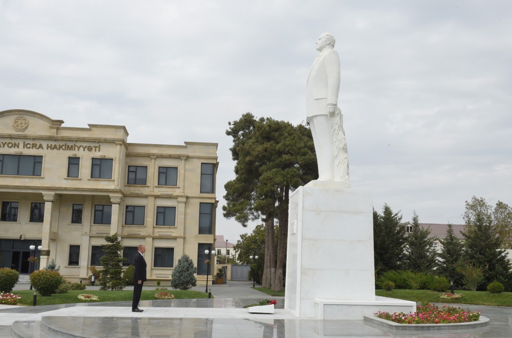 İlham Əliyev Biləsuvarda açılış etdi - YENİLƏNİB
