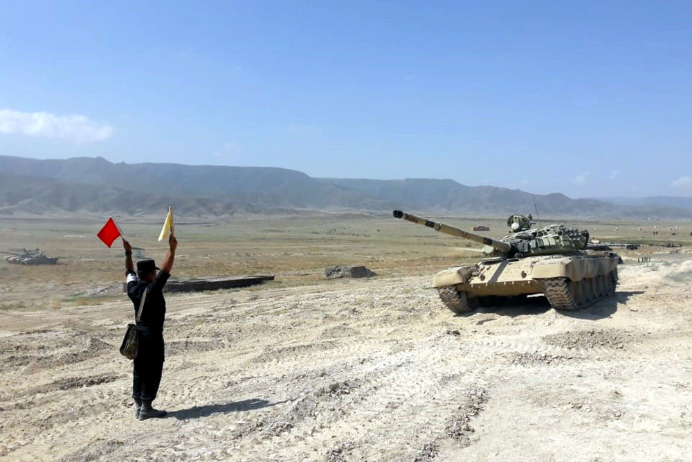 “Ən yaxşı tank bölüyü” adı uğrunda yarış keçirilir - FOTO+VİDEO