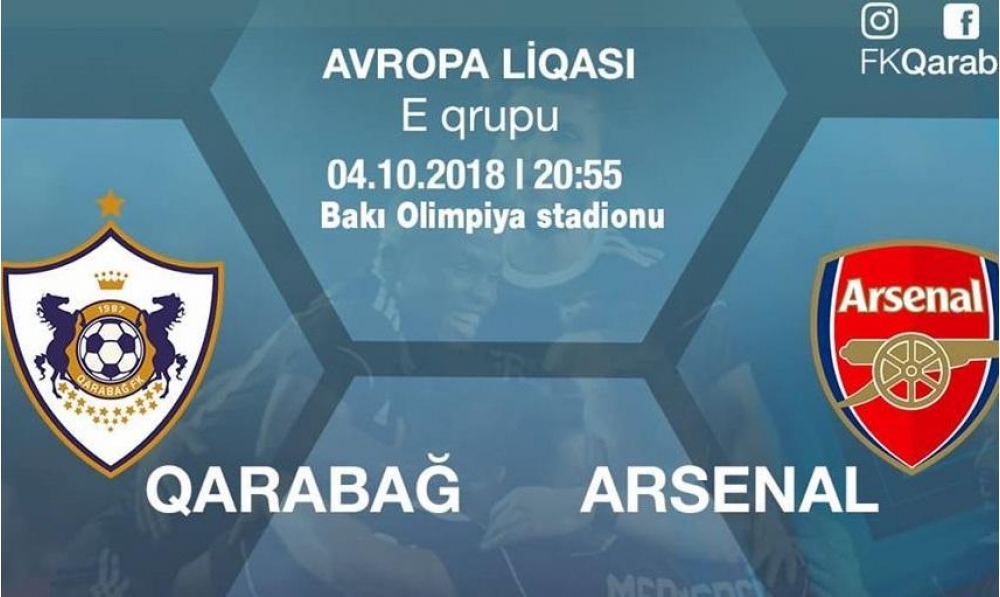 "Qarabağ" - "Arsenal" oyununa satılan biletlərin sayı A&Ccedil;IQLANDI