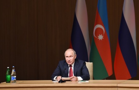 “Azərbaycanda Rusiyanın iştirakı ilə 700 birgə şirkət fəaliyyət göstərir” - Putin
