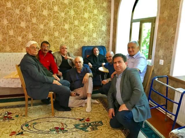 Ziyalılar Musa Yaqubu evində ziyarət etdi - FOTO