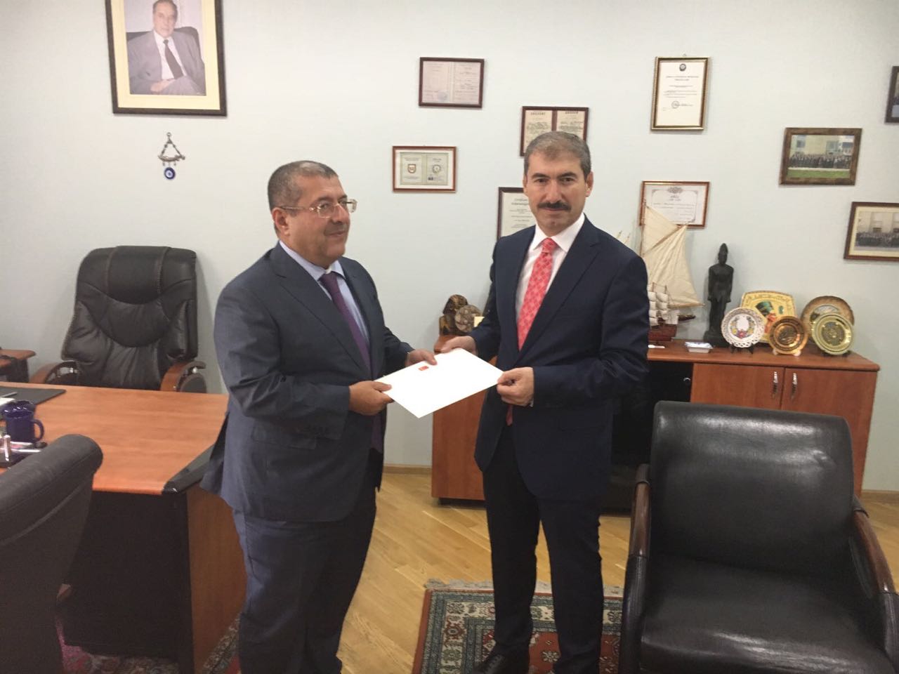 Türkiyənin yeni konsulu Azərbaycan XİN-ə gəldi - FOTO