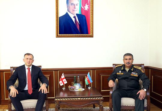 Zakir Həsənov gürcü səfirlə görüşüb