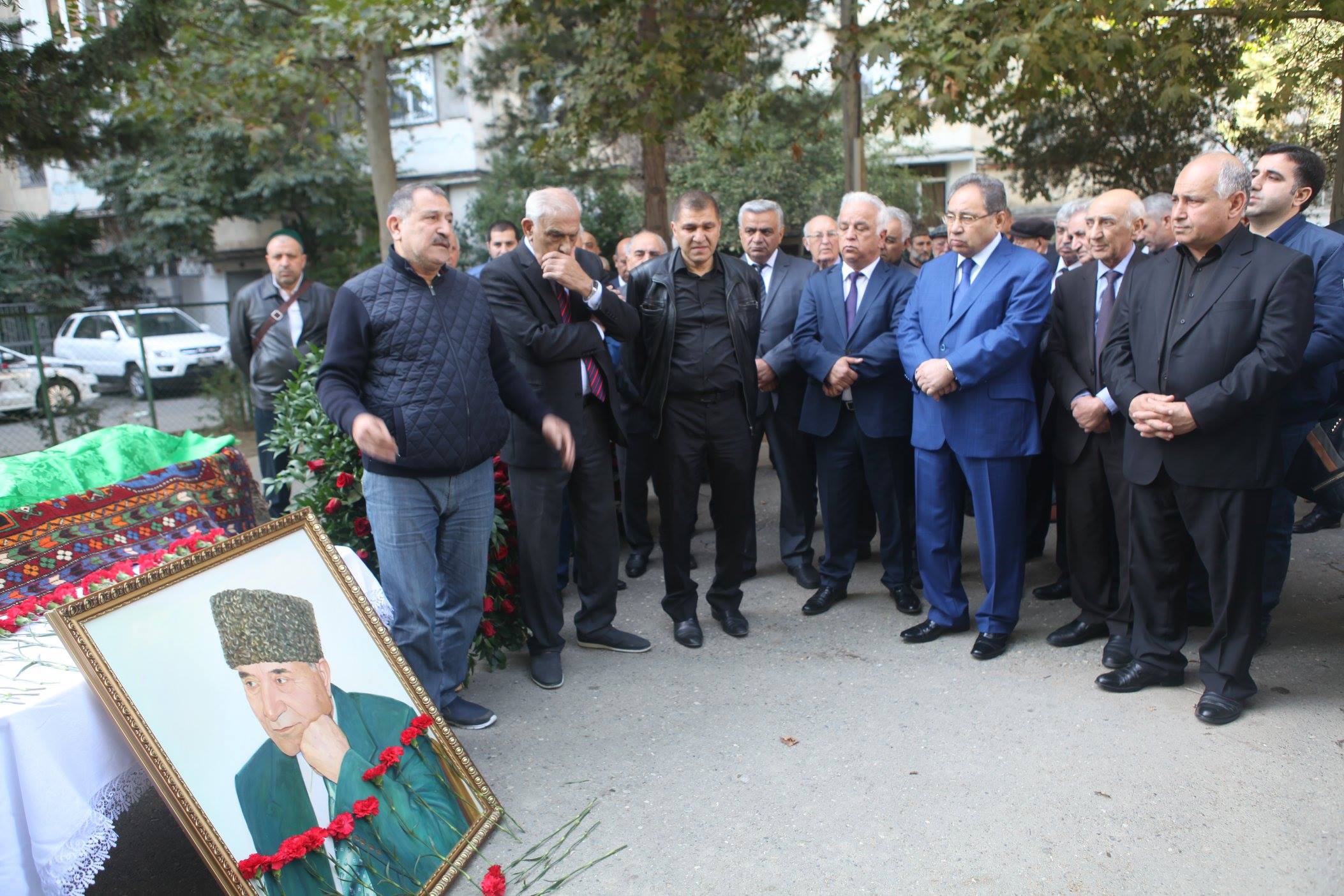 Qara Mustafayevlə vida mərasimi keçirilib - FOTO