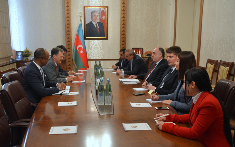 Elmar Məmmədyarov ABŞ Dövlət Departamentinin nümayəndəsini qəbul etdi
