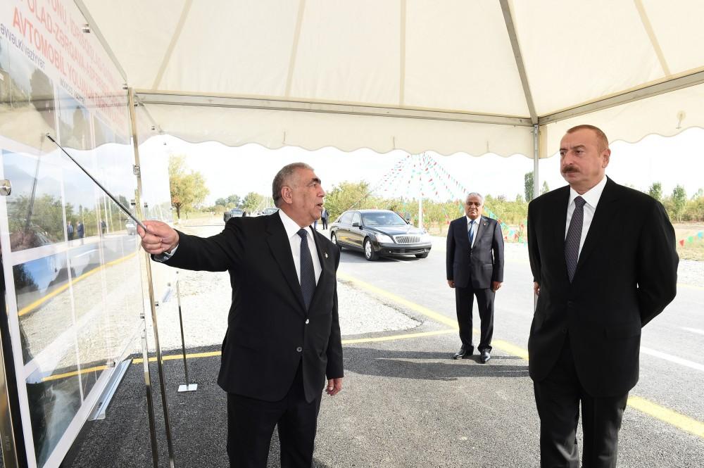 Prezident yol&nbsp;a&ccedil;ılışında