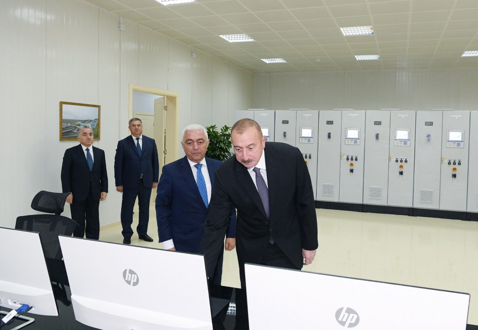 Lerikdə elektrik stansiyasının açılışı oldu - FOTO
