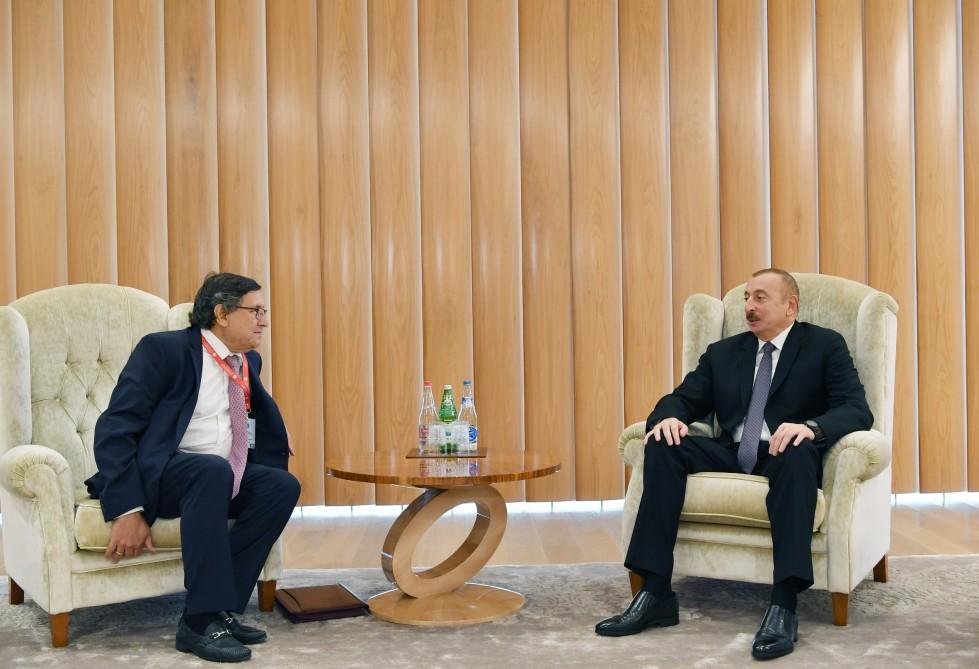 İlham Əliyev BMT baş katibinin müavini ilə görüşüb