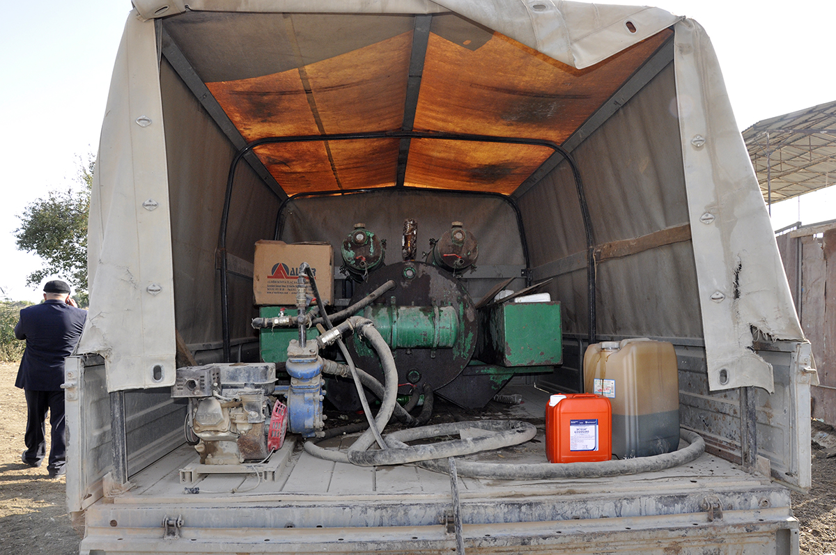 Qışlaq ərazilərdə kütləvi dezinfeksiya işləri - FOTOLAR