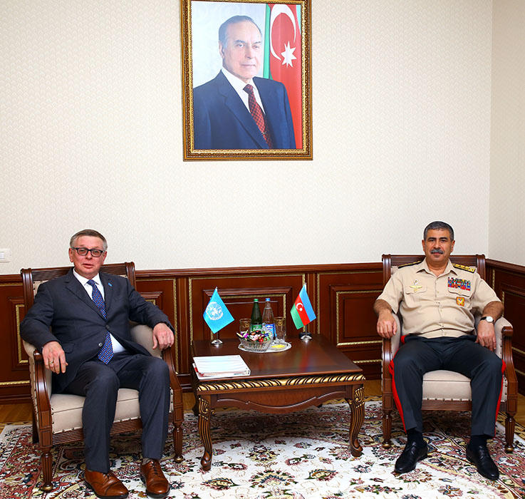 M&uuml;dafiə naziri BMT Baş katibinin k&ouml;mək&ccedil;isi ilə g&ouml;r&uuml;ş&uuml;b