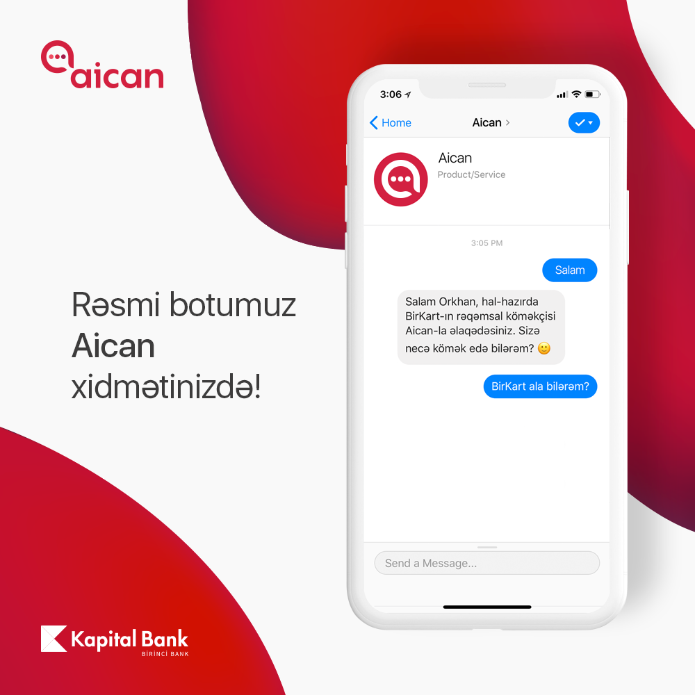 Kapital Bank mesencer-botu təqdim etdi