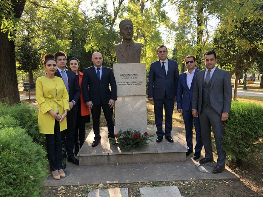 Monteneqroda görkəmli dramaturq Hüseyn Cavidin xatirəsi yad olunub