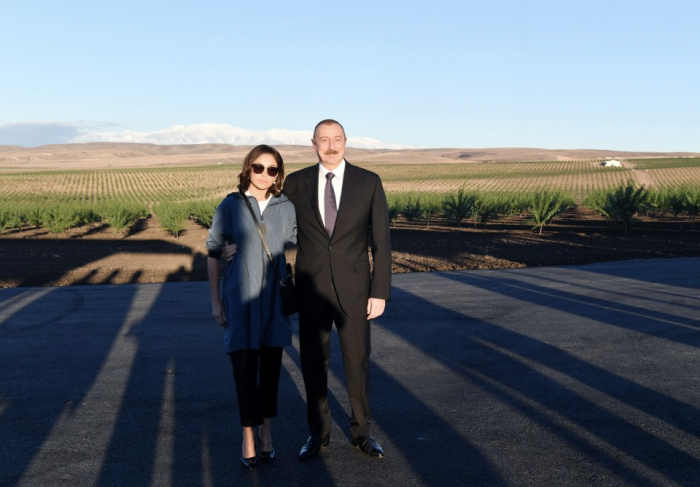 İlham Əliyev və xanımı Şəkiyə getdi