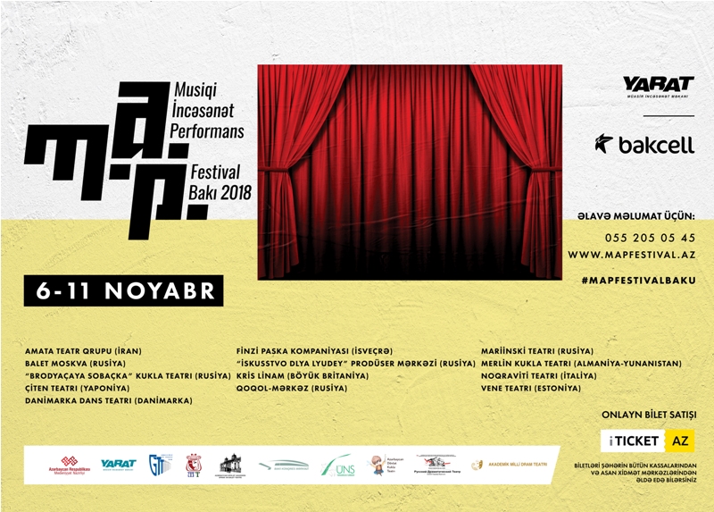 "Bakcell"in dəstəyilə Bakıda M.A.P. Beynəlxalq Teatr Festivalı start götürür