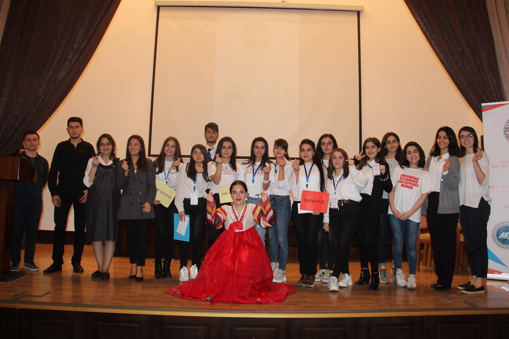 Koreyaşünaslıq üzrə inşa müsabiqəsi və viktorina keçirilib - FOTO