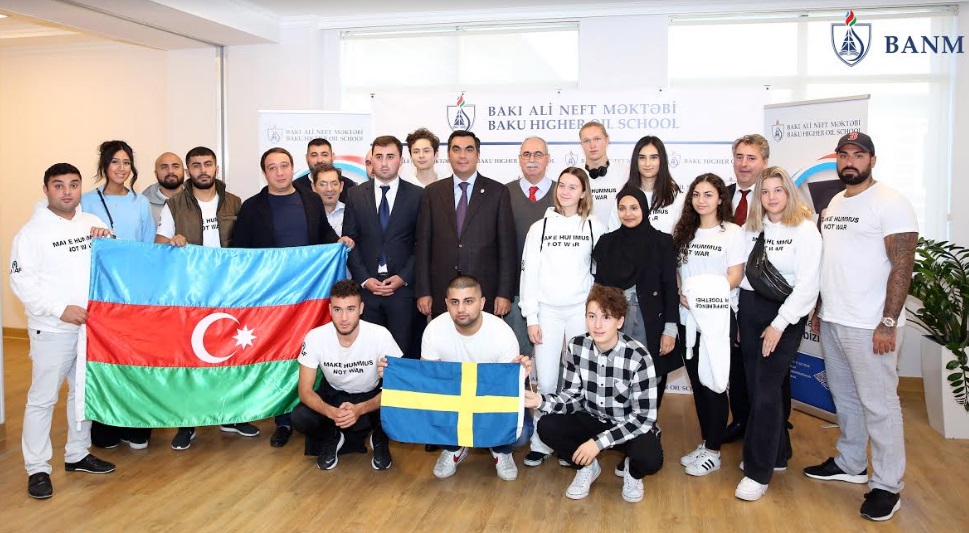 İsveçli gənclər Bakı Ali Neft Məktəbinin qonağı olub