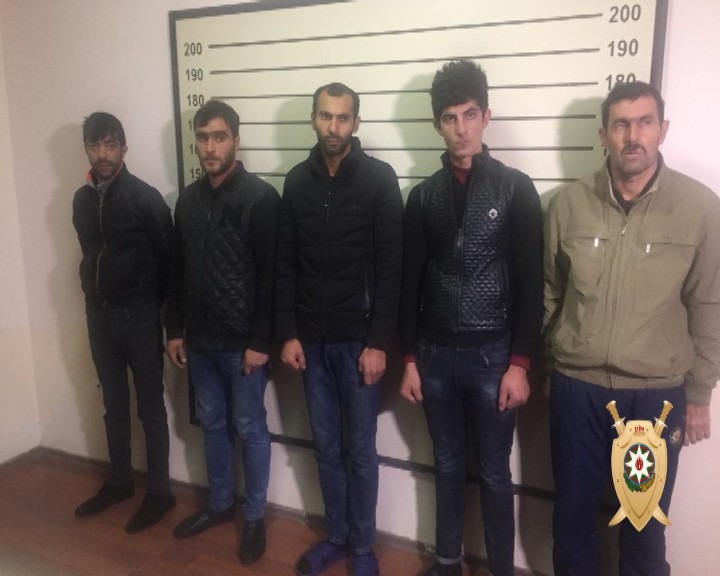 Sumqayıtda cinayətkar dəstə saxlanıldı - FOTO