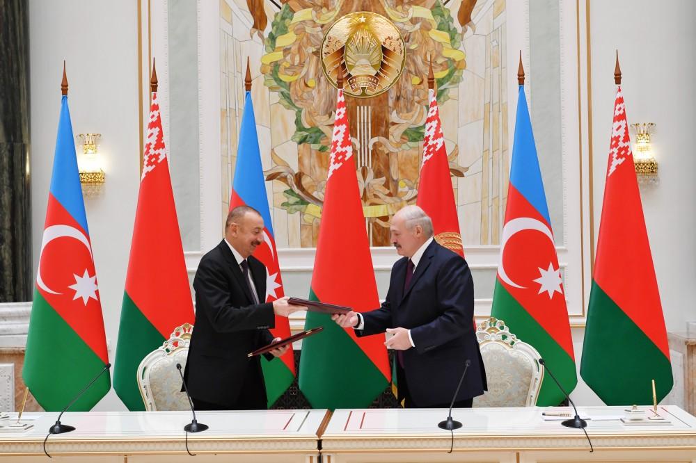 Azərbaycan-Belarus sənədləri imzalandı - YENİLƏNİB